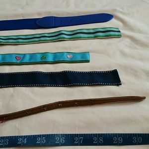 5 Girl's  Belts